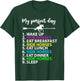 My Perfect Day Horse Riding Horse Lover Equestrian Horse T-Shirt - T-Shirt | Forest