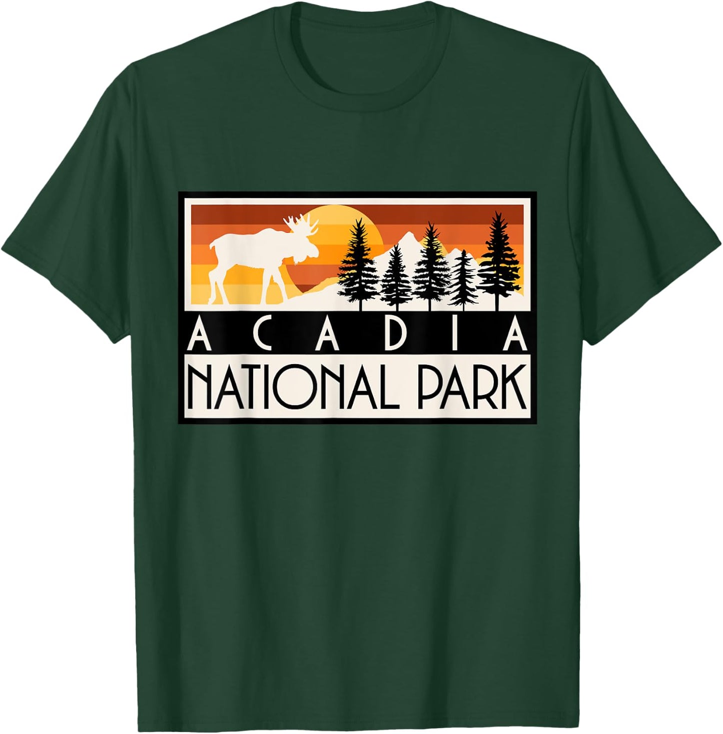 Acadia National Park Maine Nature Hike Outdoors T-Shirt - T-Shirt | Forest