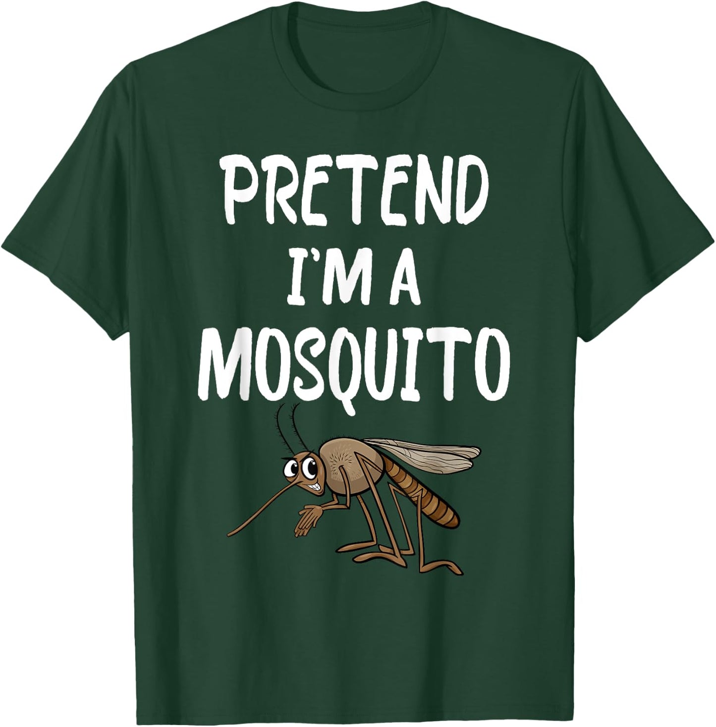 Pretend I'm A Mosquito Funny Lazy Halloween Costume party T-Shirt - T-Shirt | Forest