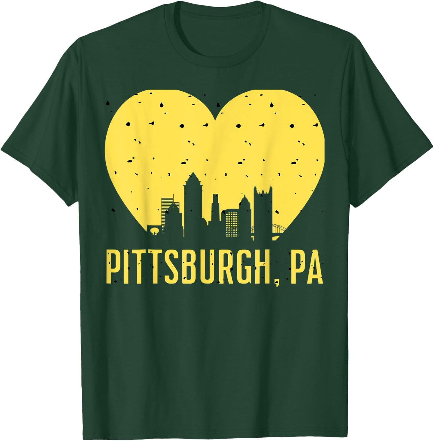 Pittsburgh Born in PA From PGH Pennsylvania Burgh Mom Dad T-Shirt - T-Shirt | Forest