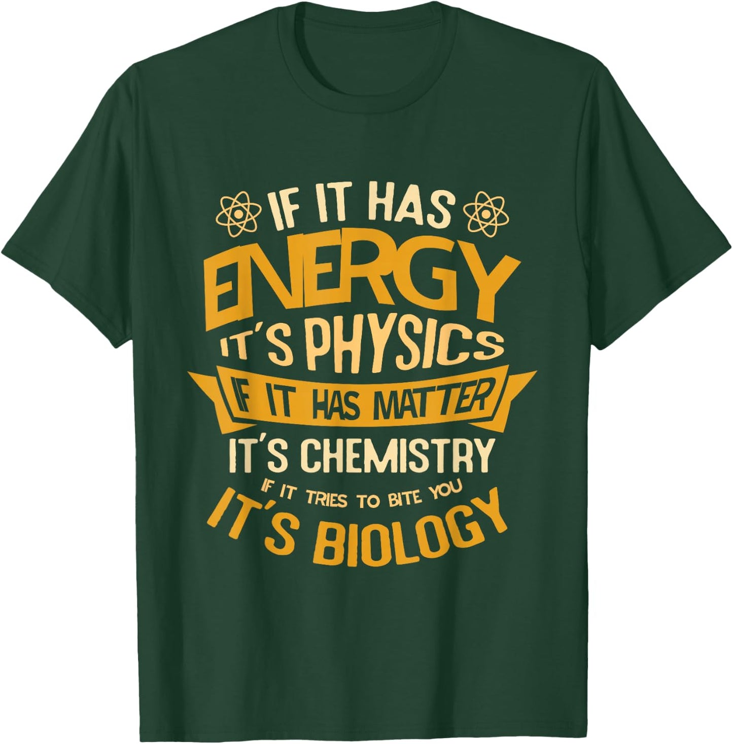 Science Day Biology Major Biologist Chemistry Laboratory T-Shirt - T-Shirt | Forest