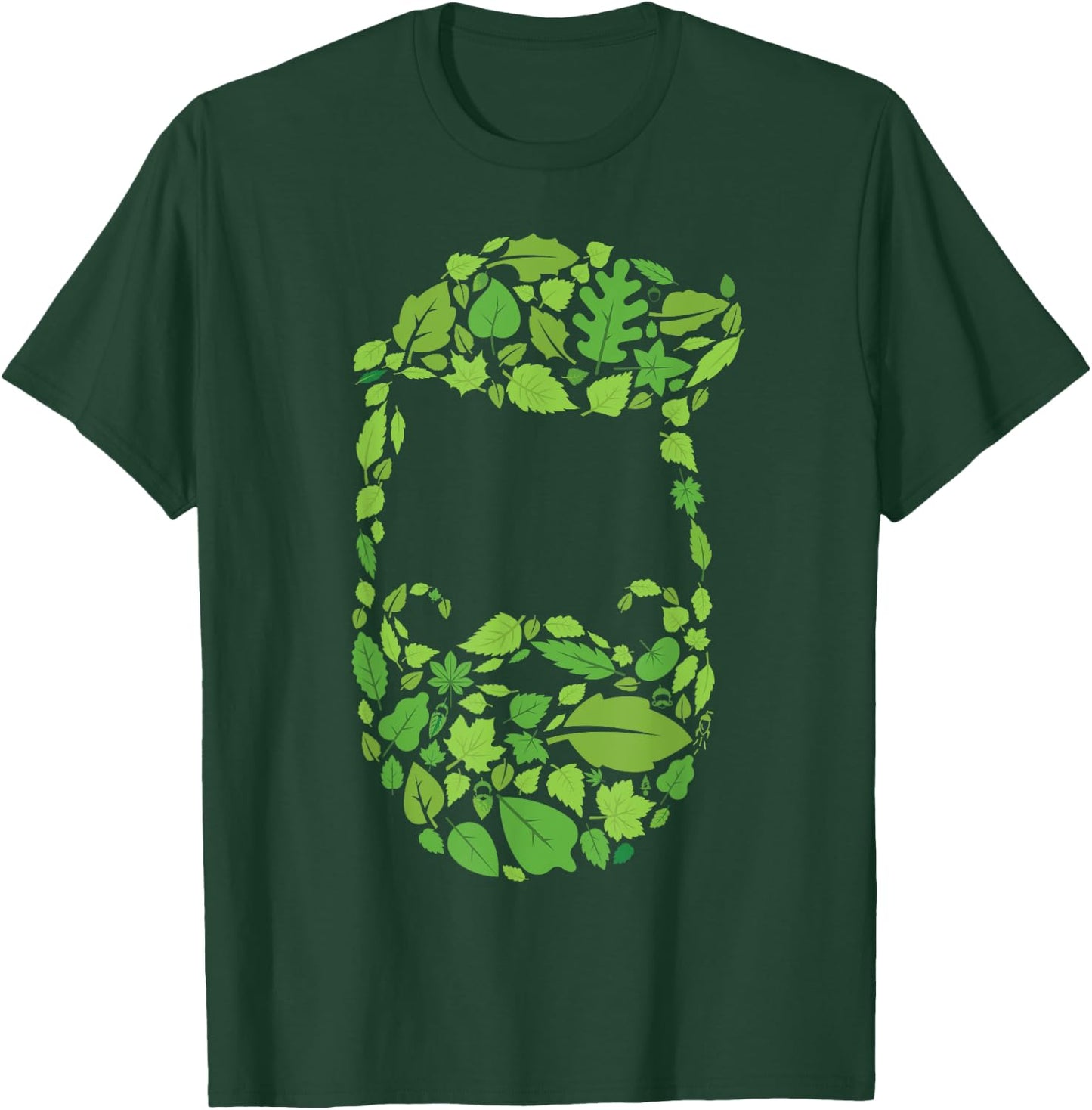 Leaf Beard - Big Beard Forest T-Shirt - T-Shirt | Forest