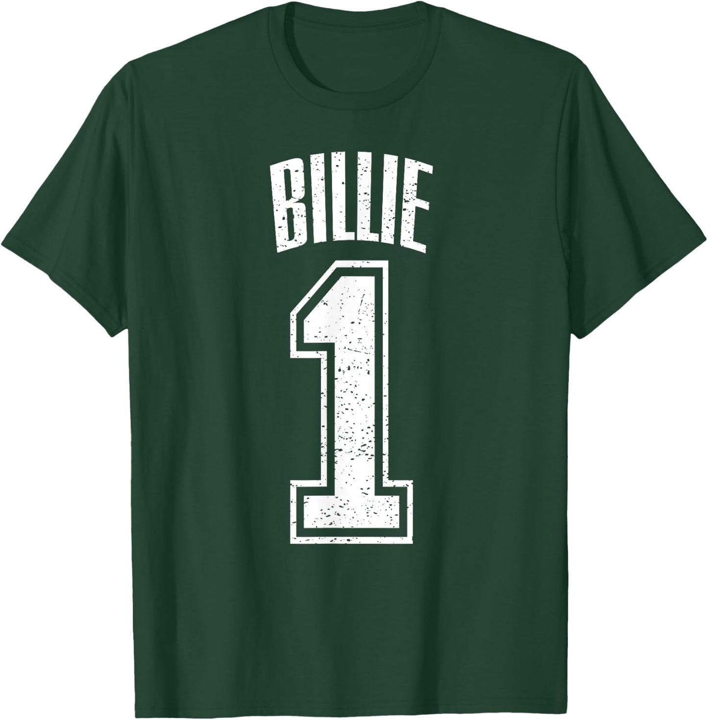 Billie Supporter Number 1 Greatest Fan T-Shirt - T-Shirt | Forest