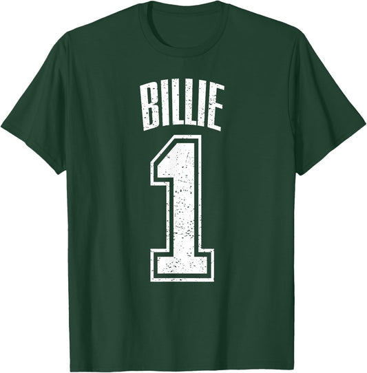 Billie Supporter Number 1 Greatest Fan T-Shirt - T-Shirt | Forest
