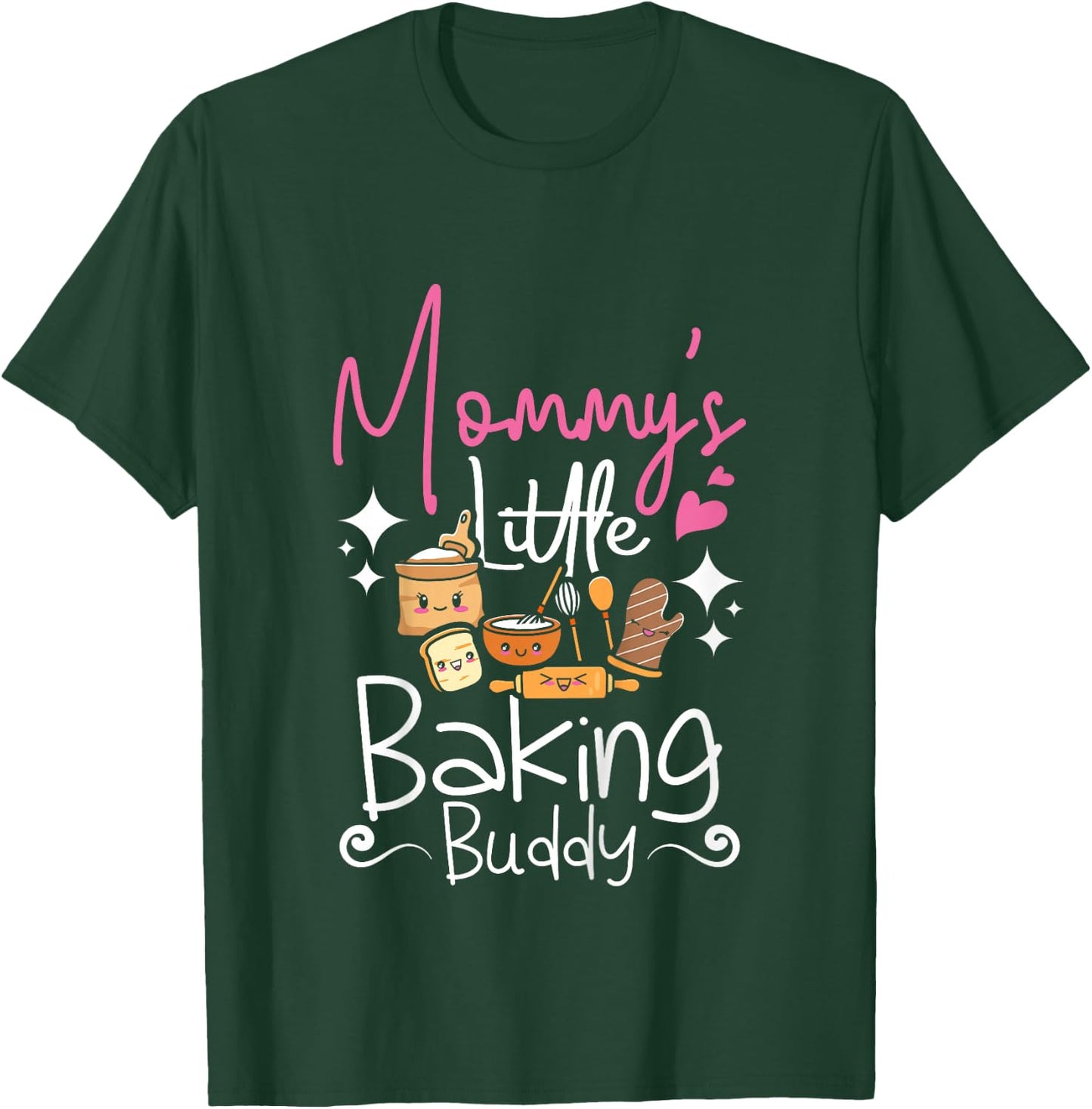 Kids Children Mommy's little baking buddy T-Shirt - T-Shirt | Forest