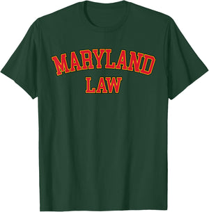 United States Attorneys Maryland Law, Maryland Bar Graduate Gift Lawyer T-Shirt - T-Shirt | Forest