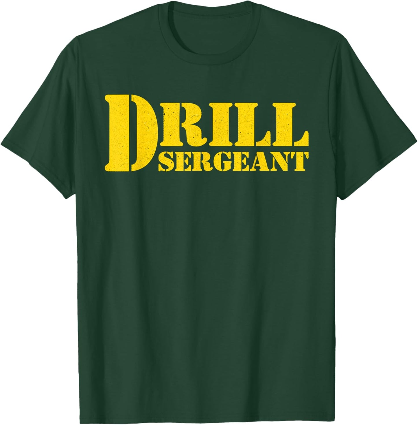 Drill Sergeant Uniform Military Boot Camp Instructor T-Shirt - T-Shirt | Forest
