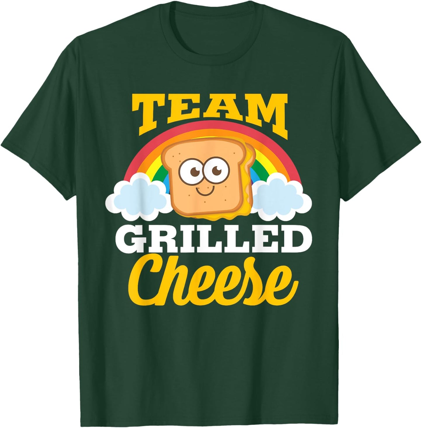 Team Grilled Cheese Shirt | Cute Love Grilled Cheddar Gift T-Shirt - T-Shirt | Forest