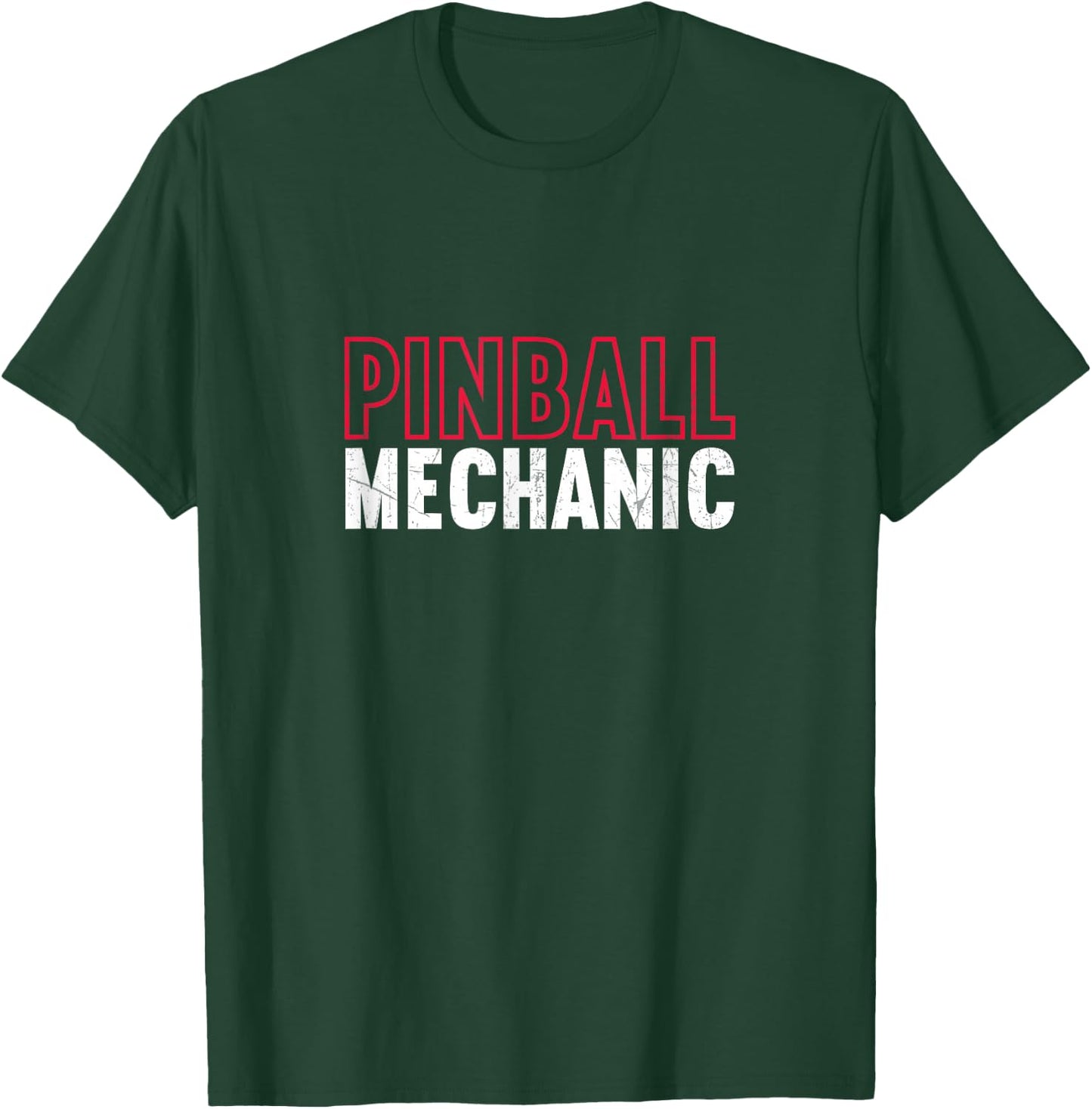 Pinball Mechanic T-Shirt - T-Shirt | Forest