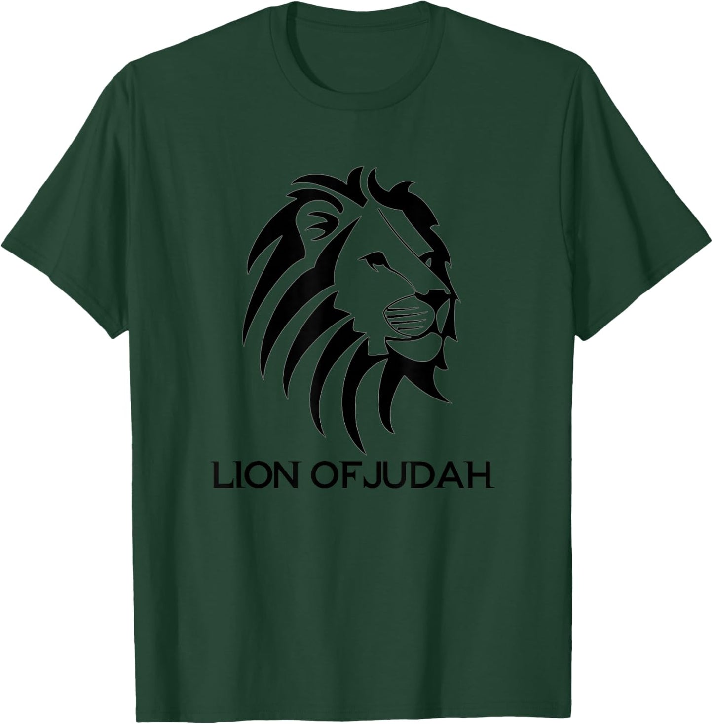 Lion of Judah Christian Inspirational Design T-Shirt - T-Shirt | Forest