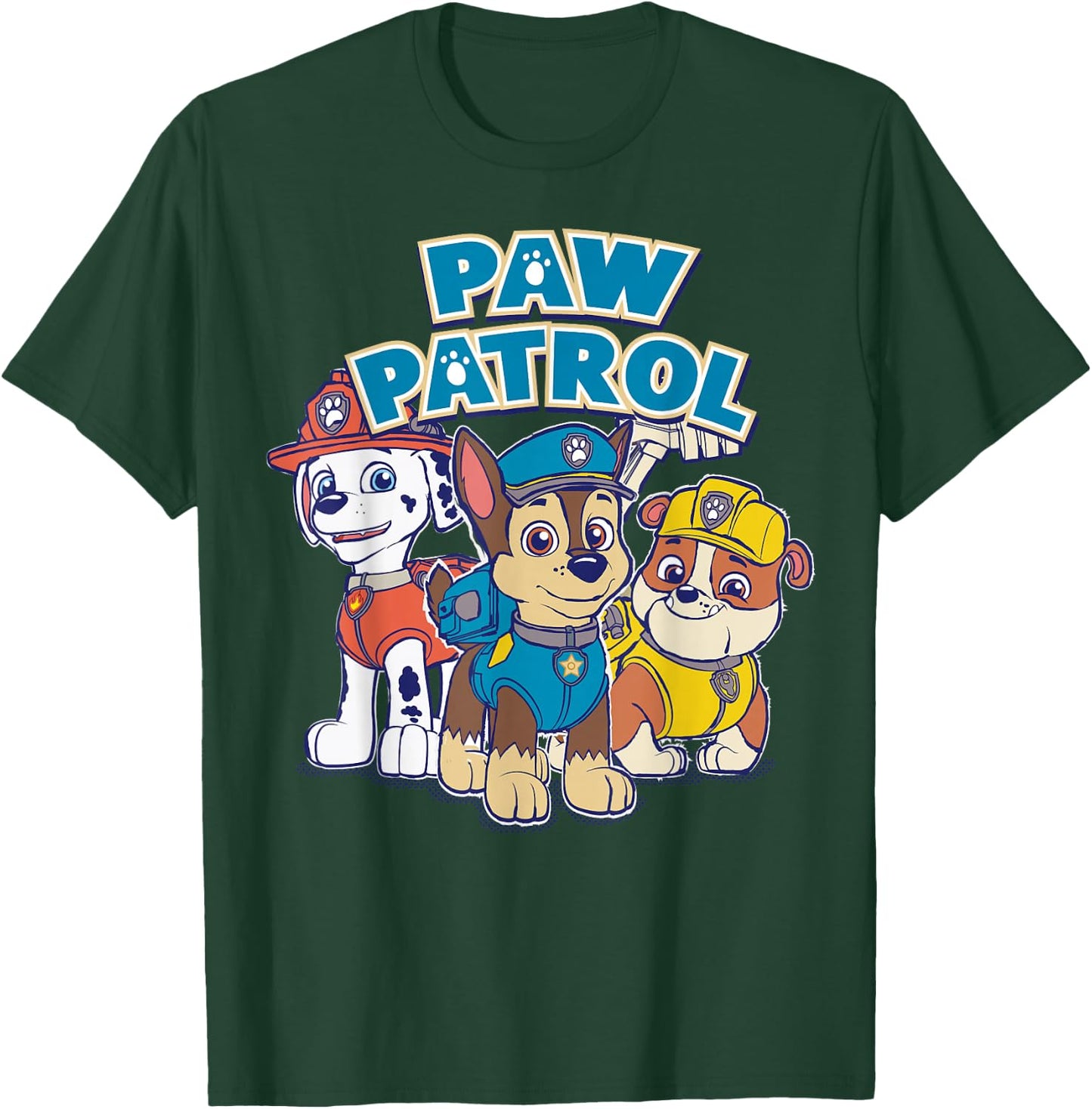 PAW Patrol Drawn Pup Group T-Shirt - T-Shirt | Forest