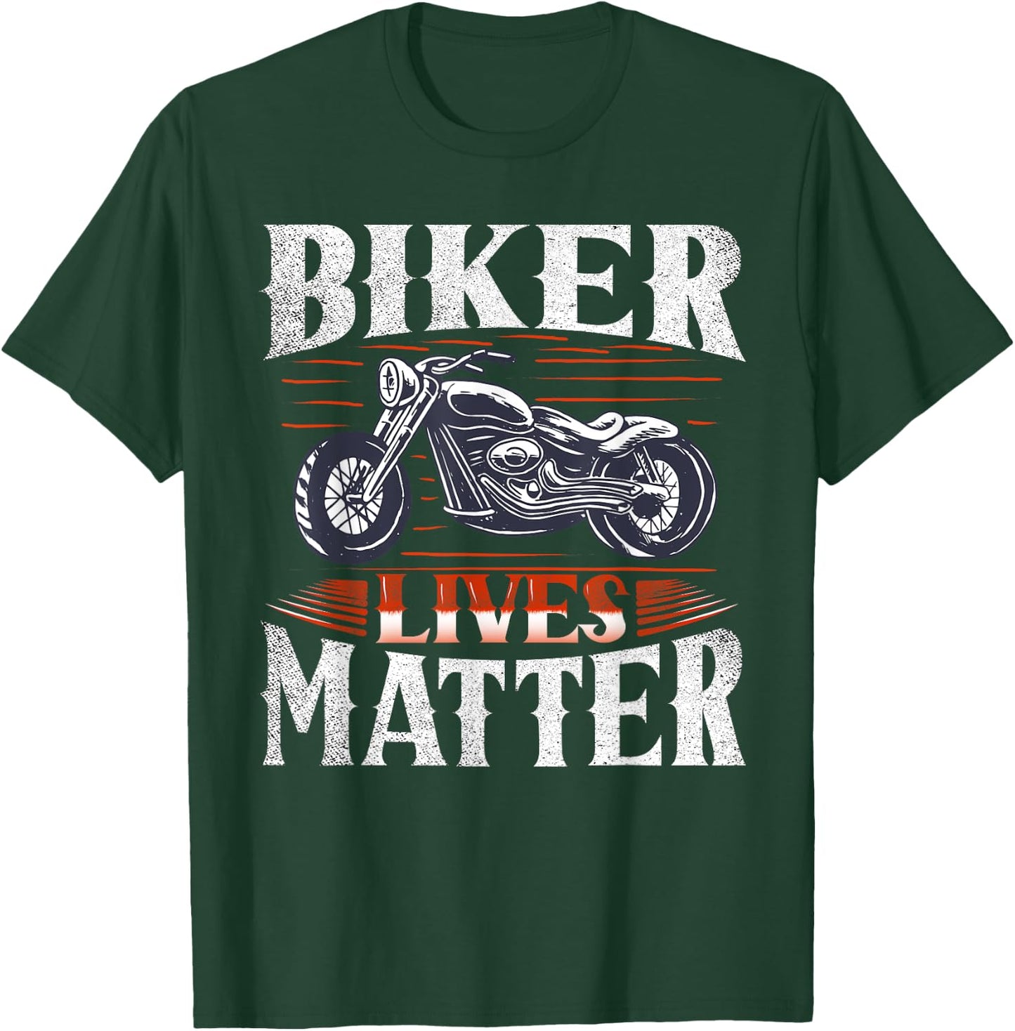 Biker Lives Matter Motorcycle Rider T-Shirt - T-Shirt | Forest