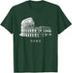 Rome Colosseum Vintage Skyline Italy Fan I Love Roma T-Shirt - T-Shirt | Forest