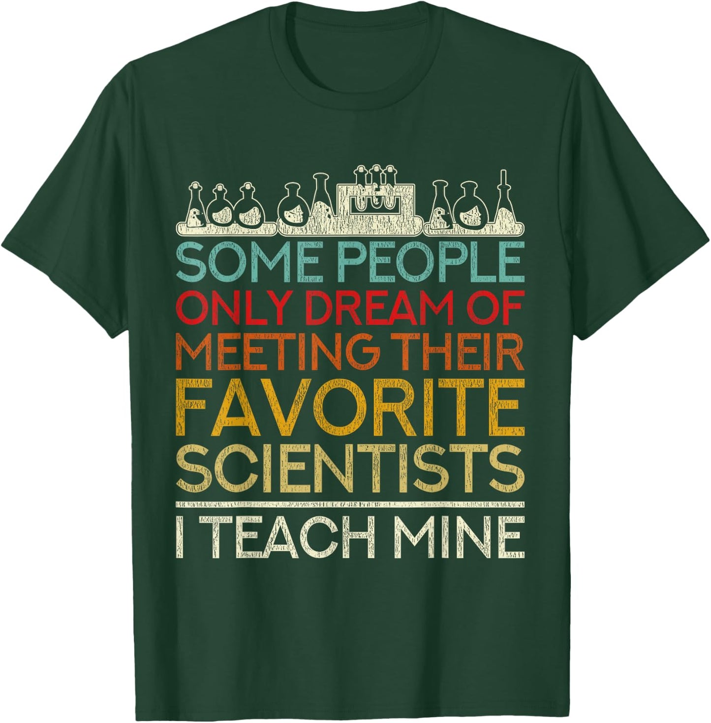 Science Teacher Biologist Scientist Men Women Gift Biology T-Shirt - T-Shirt | Forest