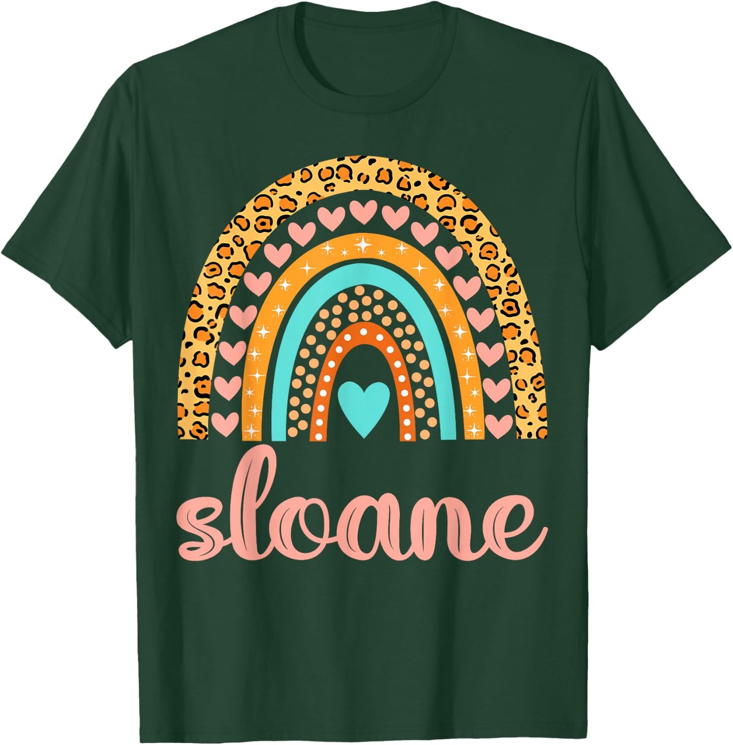 Sloane Sloane Name Birthday Shirt Gift T-Shirt - T-Shirt | Forest