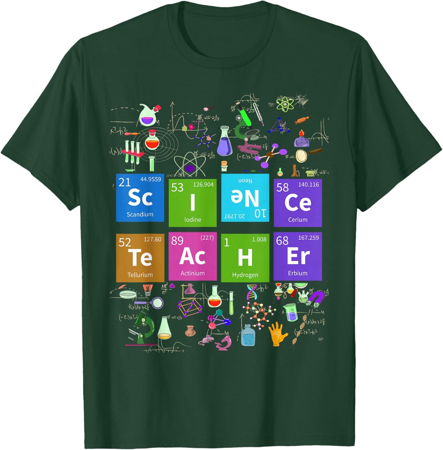Chemist Nerd Science Teacher Gift Chemistry T-Shirt - T-Shirt | Forest