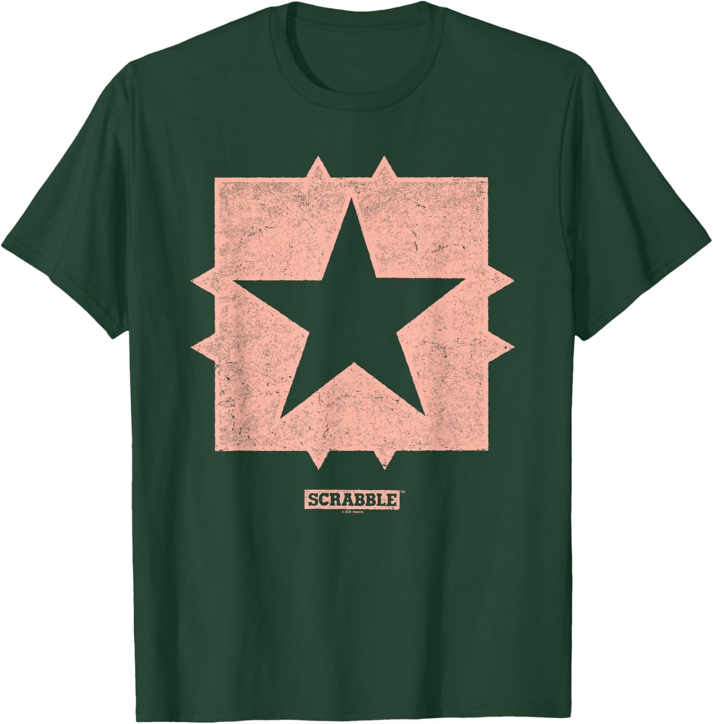 Scrabble Middle Square Free Space T-Shirt - T-Shirt | Forest
