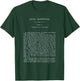Anna Karenina Leo Tolstoy First Page T-Shirt - T-Shirt | Forest