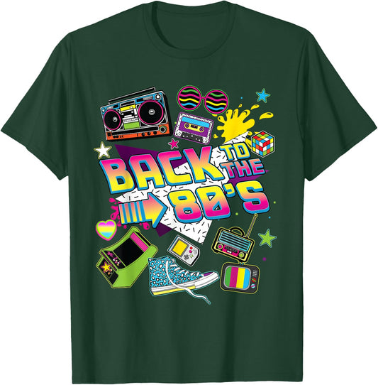 Back To The 80s Costumes Women I Love 80s Birthday Party Men T-Shirt - T-Shirt | Forest