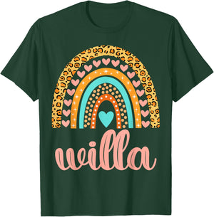 Willa Willa Name Birthday Shirt Gift T-Shirt - T-Shirt | Forest