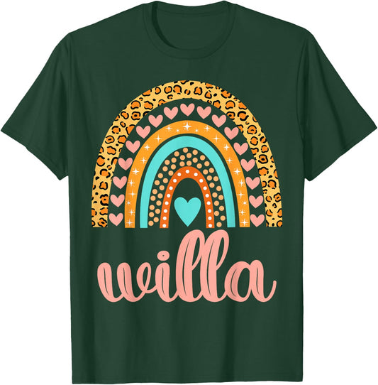 Willa Willa Name Birthday Shirt Gift T-Shirt - T-Shirt | Forest