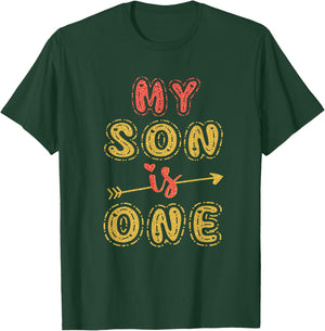 My Son Is One Year Old 1st Birthday Idea T-Shirt - T-Shirt | Forest