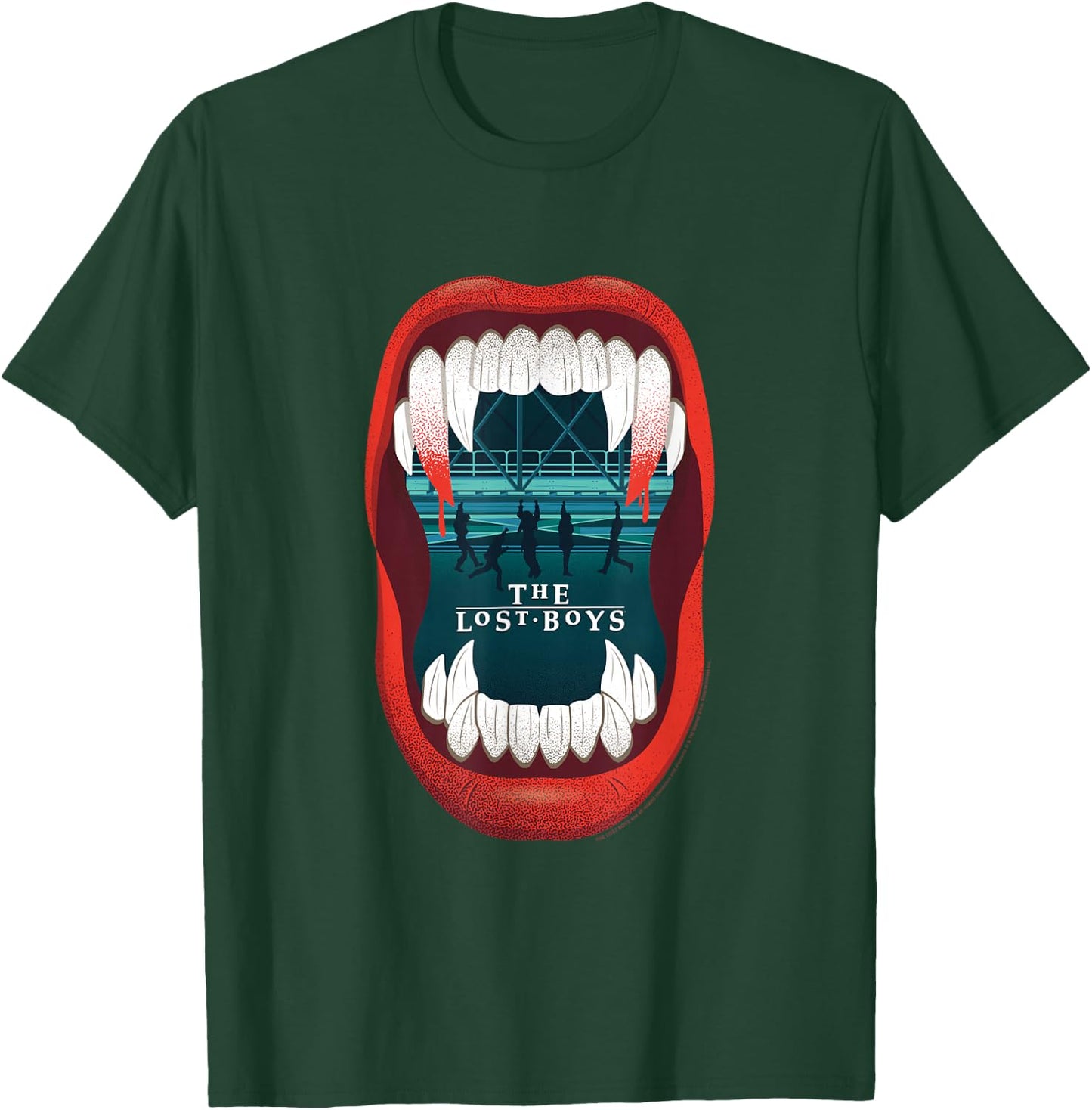 The Lost Boys Fangs Illustration Small T-Shirt - T-Shirt | Forest