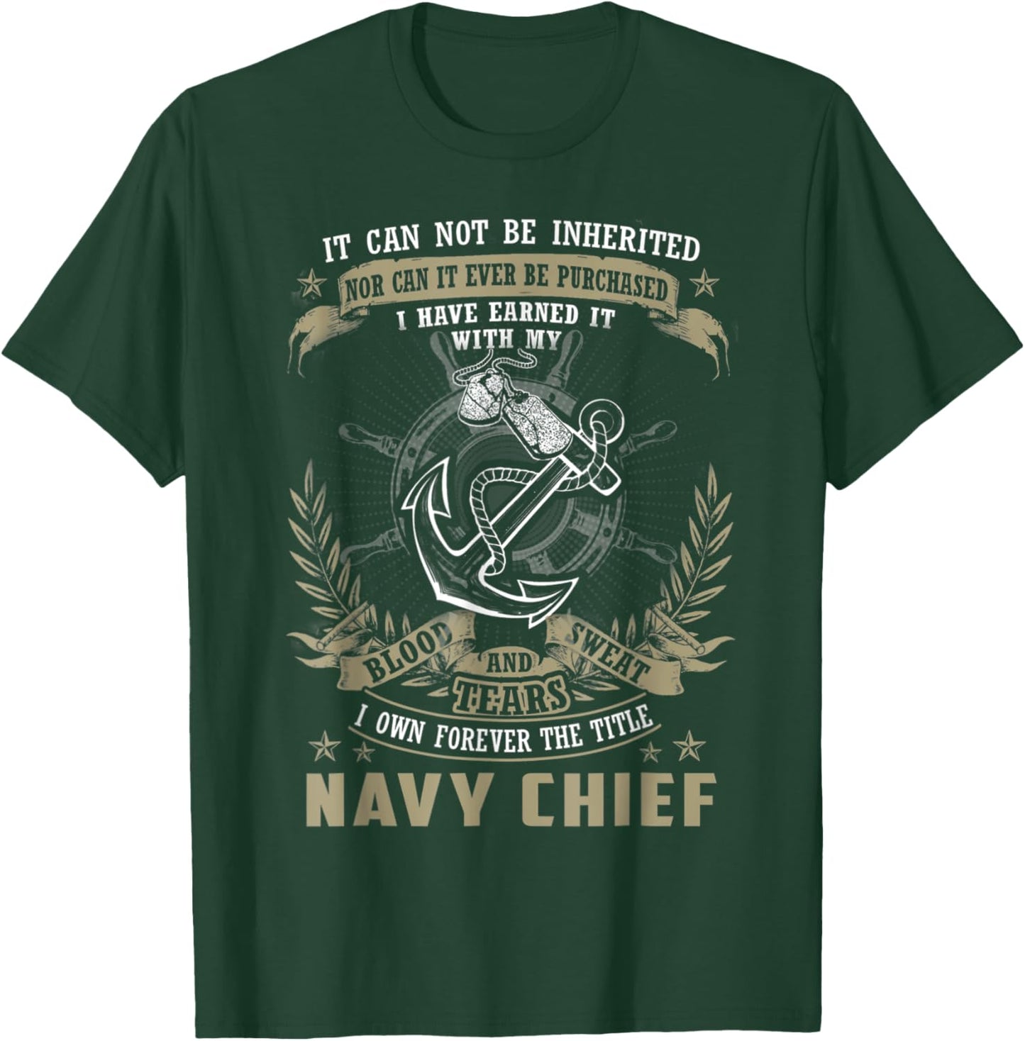 Navy army, It can not be Inherited T-Shirt - T-Shirt | Forest