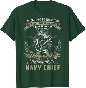 Navy army, It can not be Inherited T-Shirt - T-Shirt | Forest