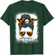 Women Bleached Momster Messy Bun Halloween T-Shirt - T-Shirt | Forest