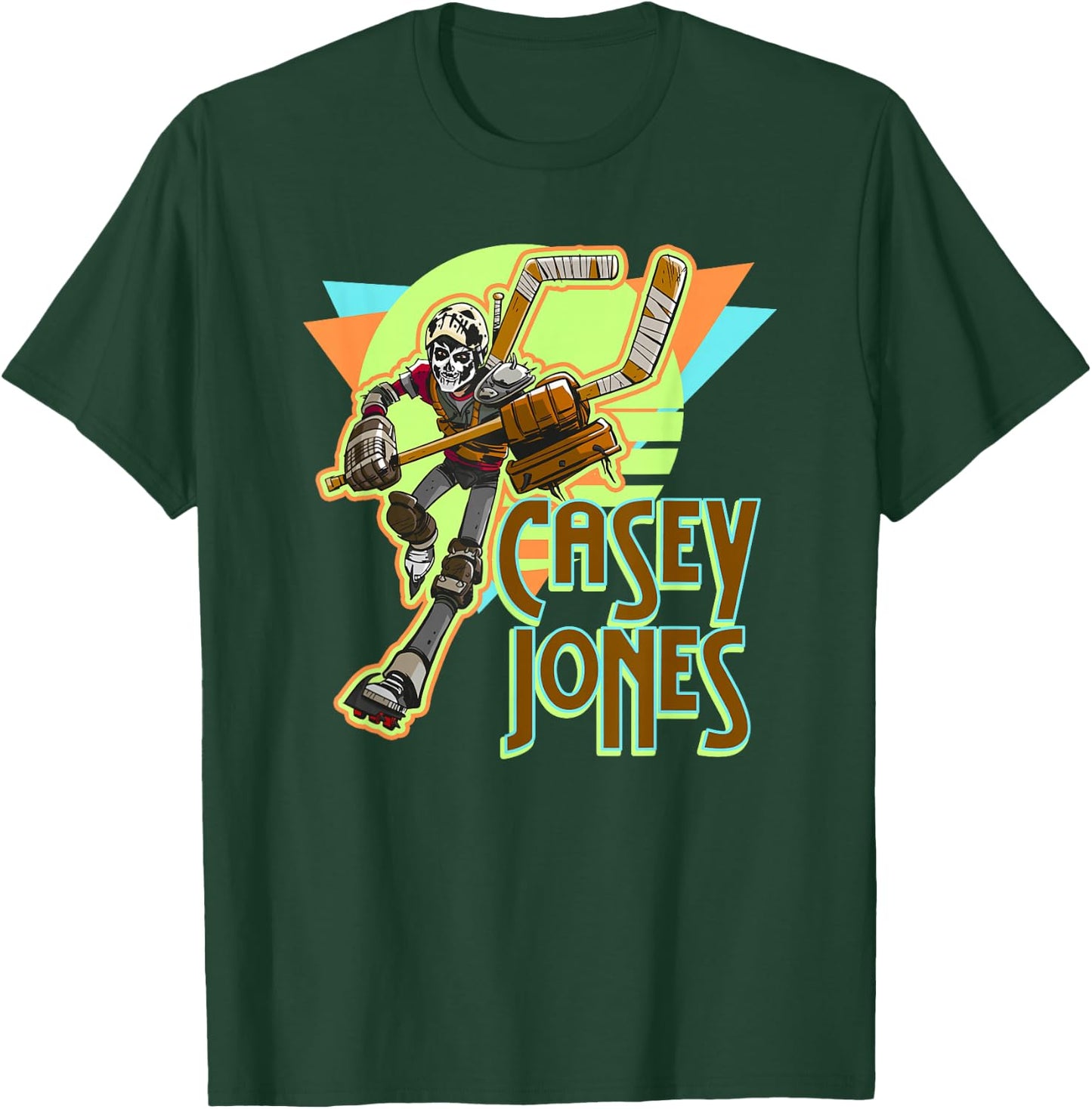 Casey Jones - Retro Style T-Shirt - T-Shirt | Forest