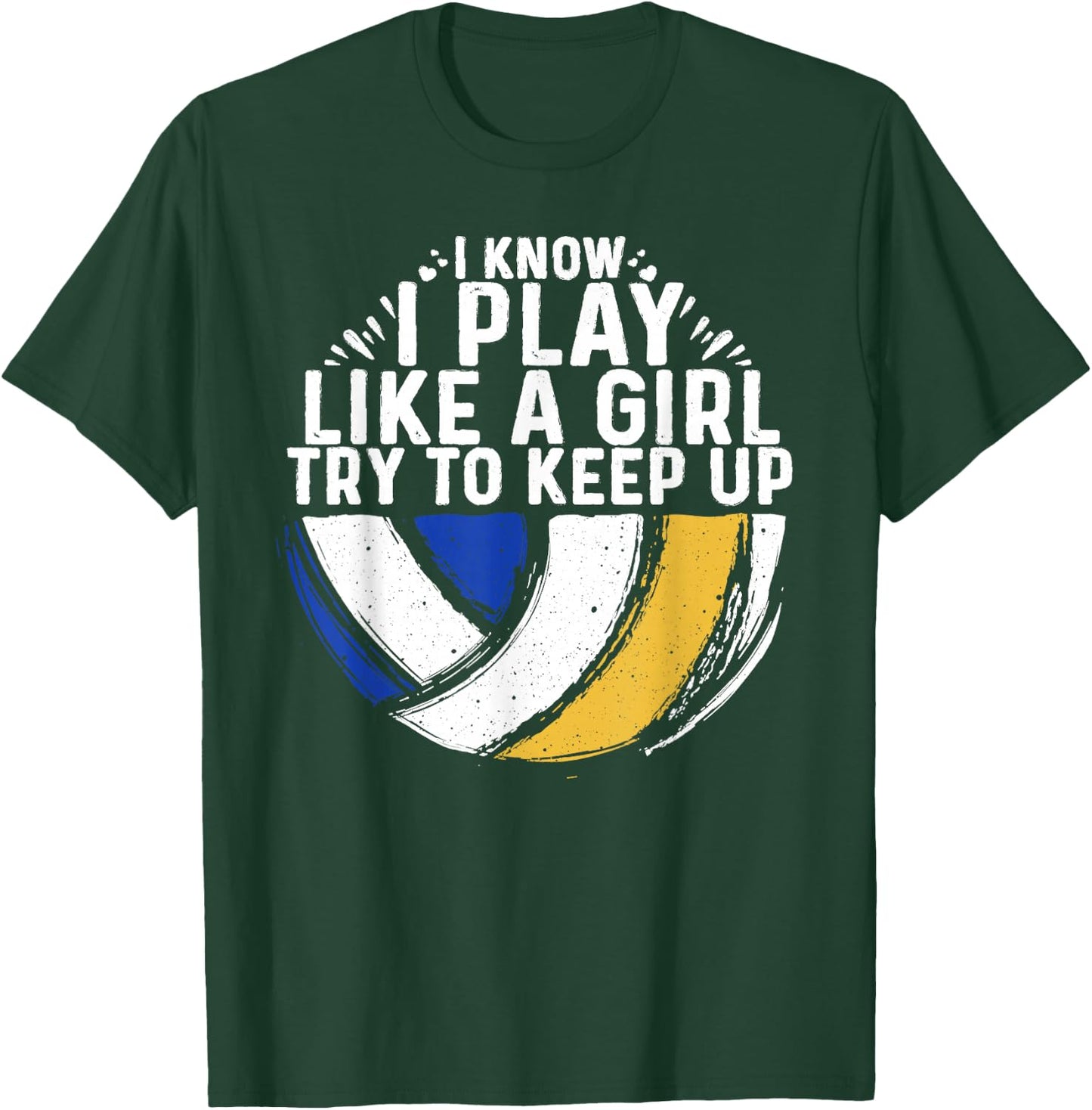 Cool Volleyball Girls Youth Volleyball Team Sports T-Shirt - T-Shirt | Forest
