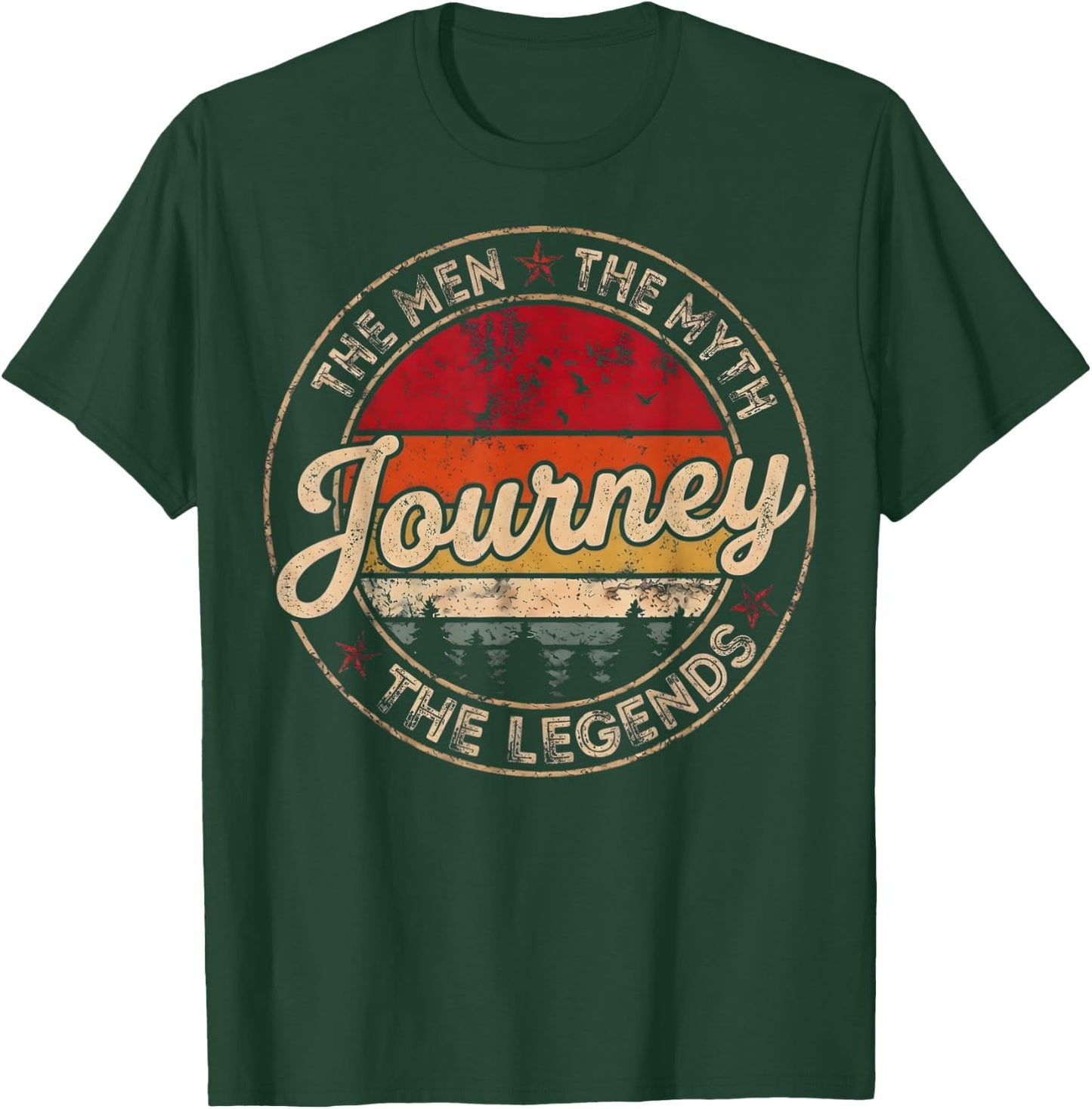 Vintage The Men The Myth Journey Legends Gifts Women T-Shirt - T-Shirt | Forest