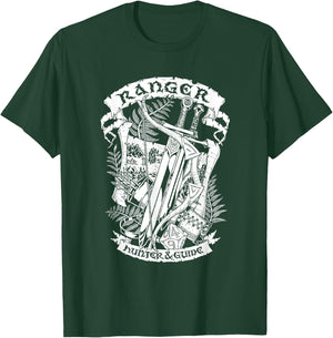 Fantasy Role-Playing Game (RPG) Ranger T-Shirt - T-Shirt | Forest