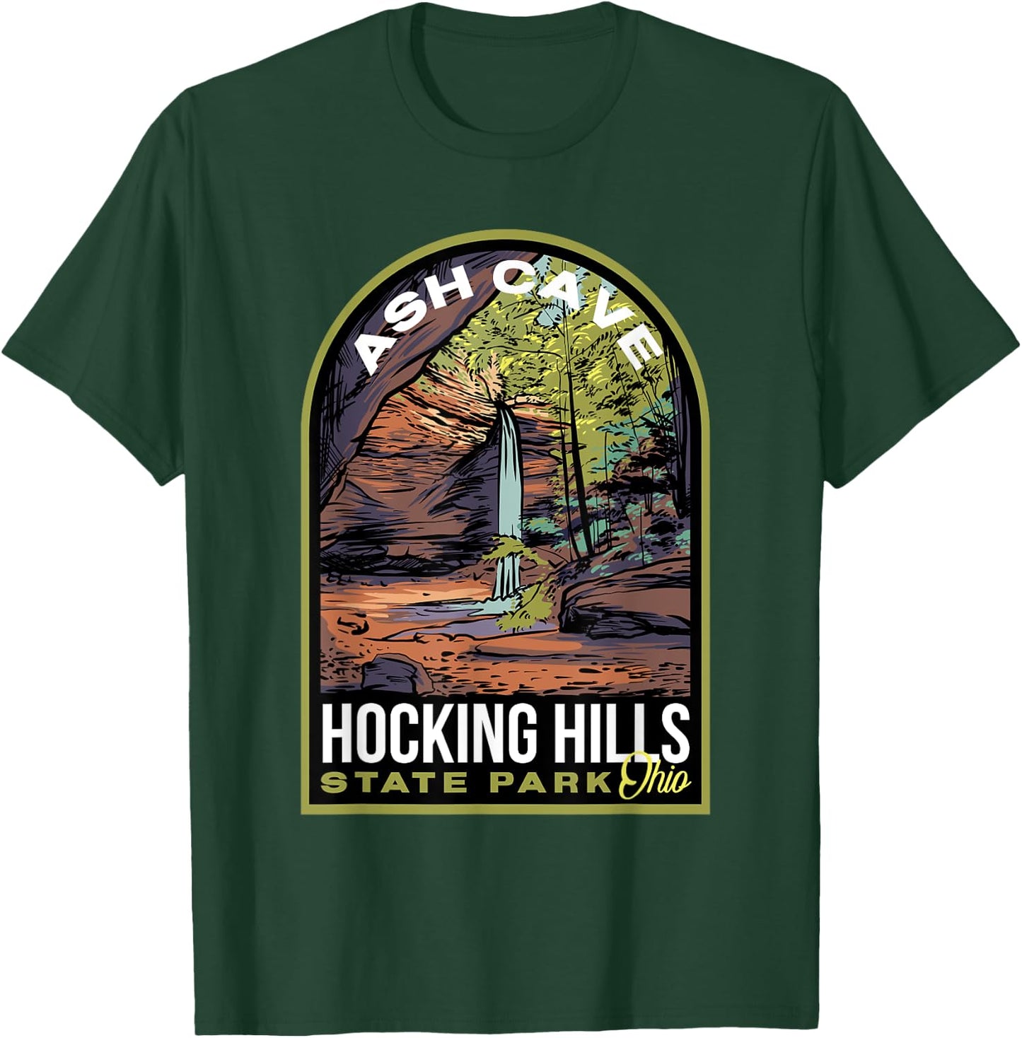 Hocking Hills State Park Ohio T-Shirt - T-Shirt | Forest