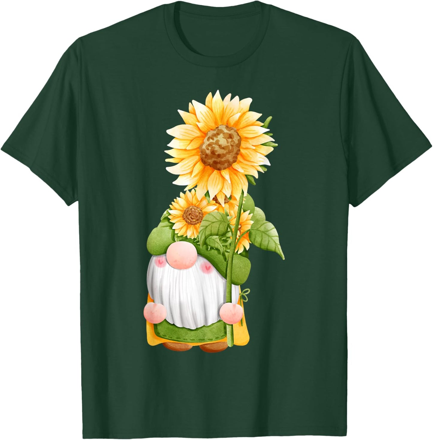 Summer Fall Sunflower Gnome Women's T-Shirt - T-Shirt | Forest
