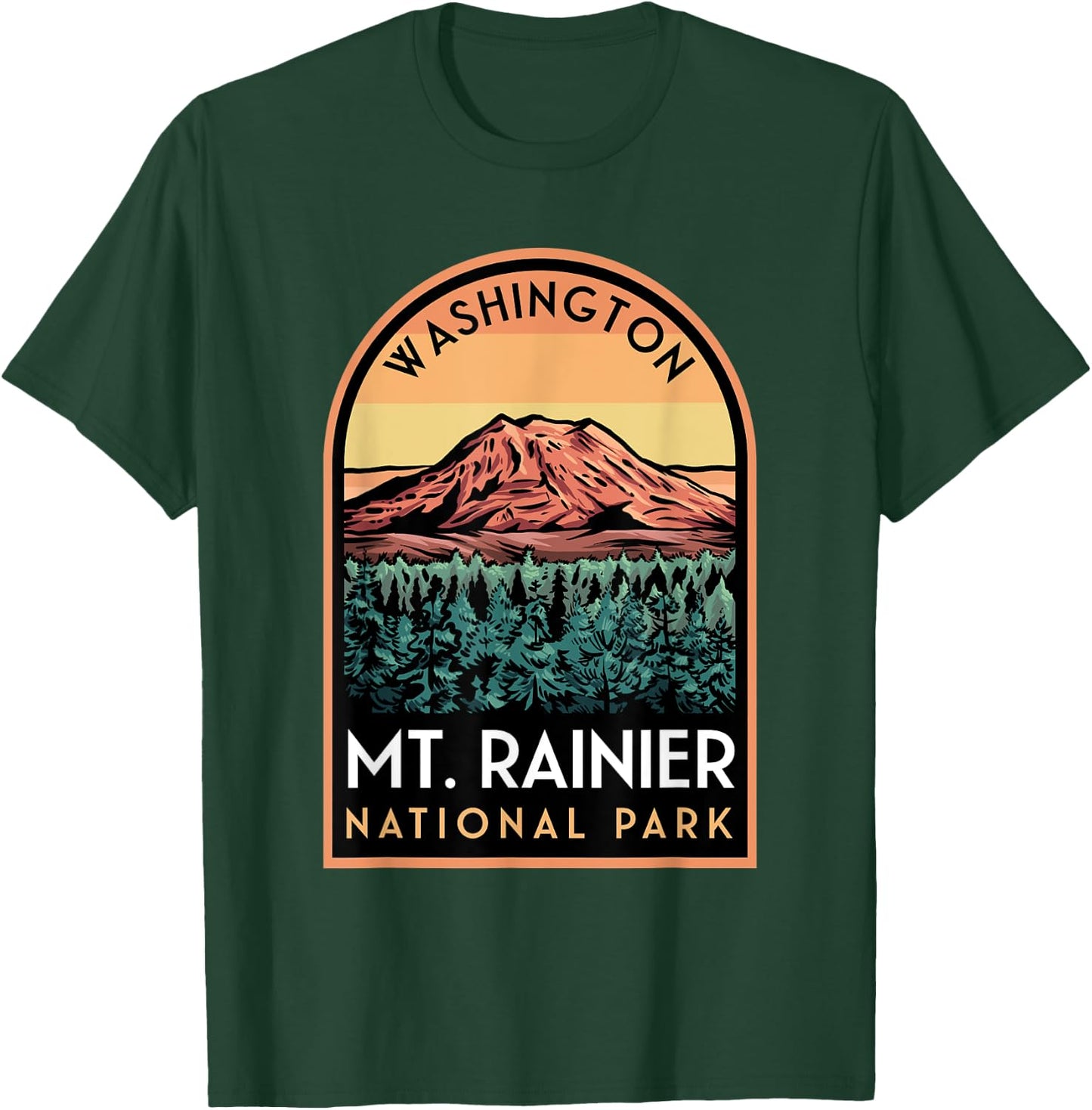 Mount Rainier National Park T-Shirt - T-Shirt | Forest