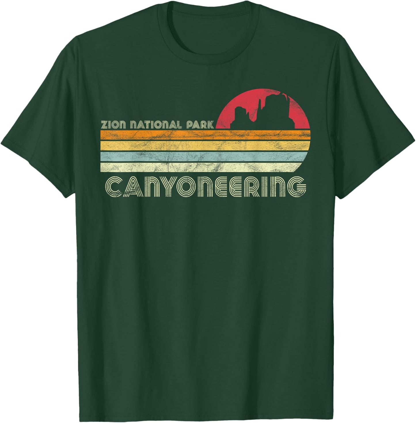 Canyoneer Zion National Canyoneering Adventures Canyoning T-Shirt - T-Shirt | Forest
