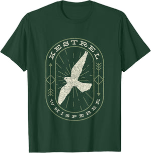 Kestrel Whisperer - Funny Birding T-Shirt - T-Shirt | Forest