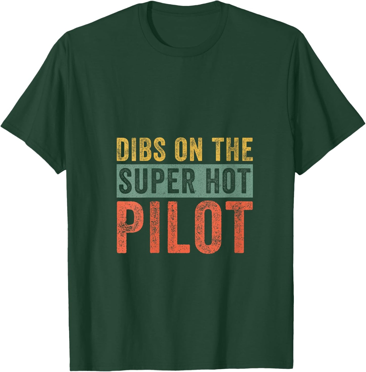 Dibs on The Super Hot Pilot Funny Wife Girlfriend V-Neck T-Shirt - T-Shirt | Forest