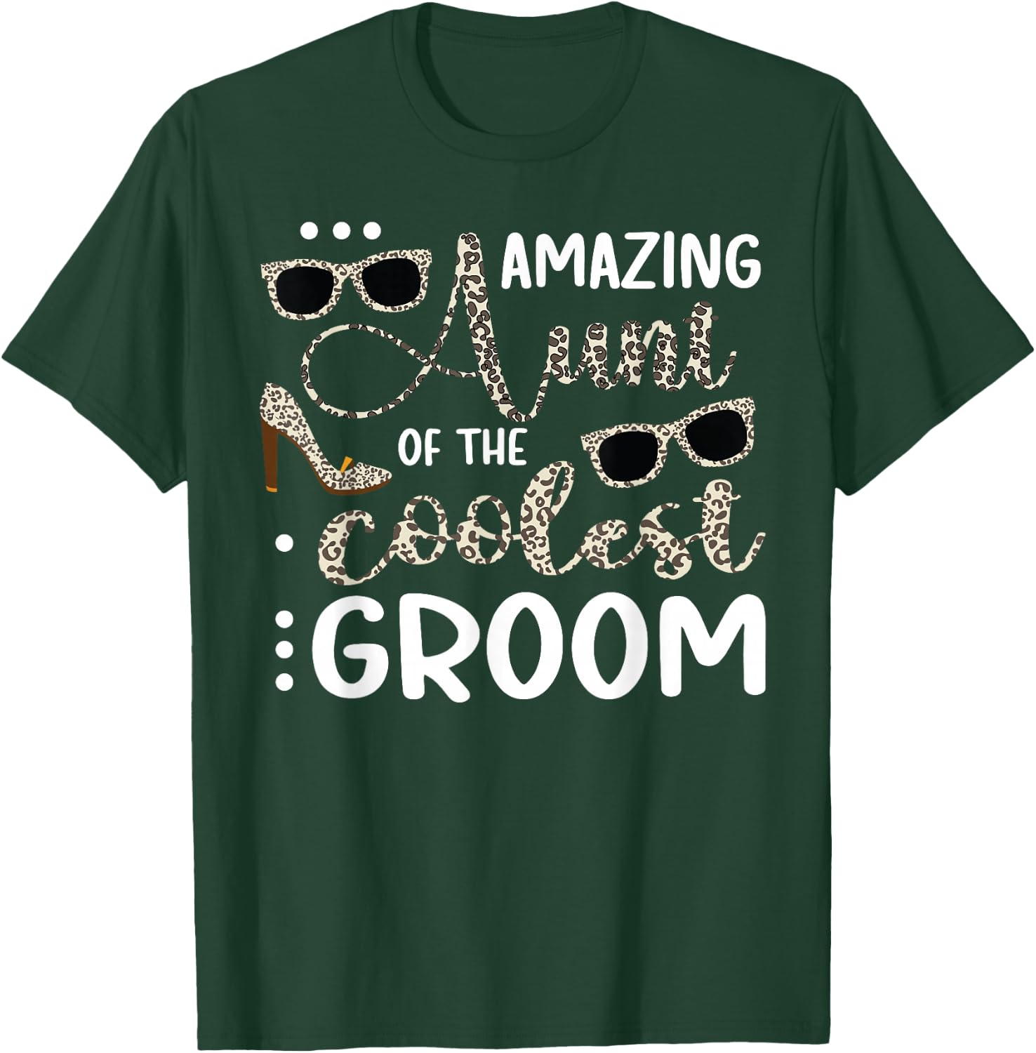 Amazing Aunt Of The Groom Aunt Groom's Aunt Of The Groom T-Shirt - T-Shirt | Forest