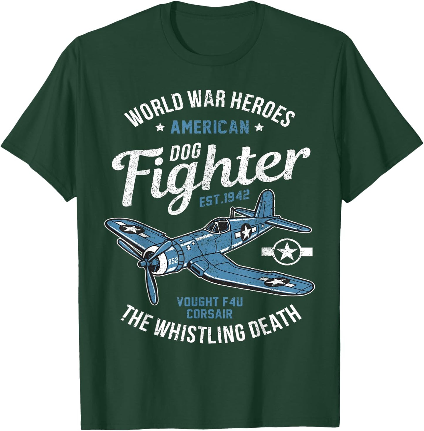 WW2 Planes Warbirds Warplanes F4U Corsair T-Shirt - T-Shirt | Forest