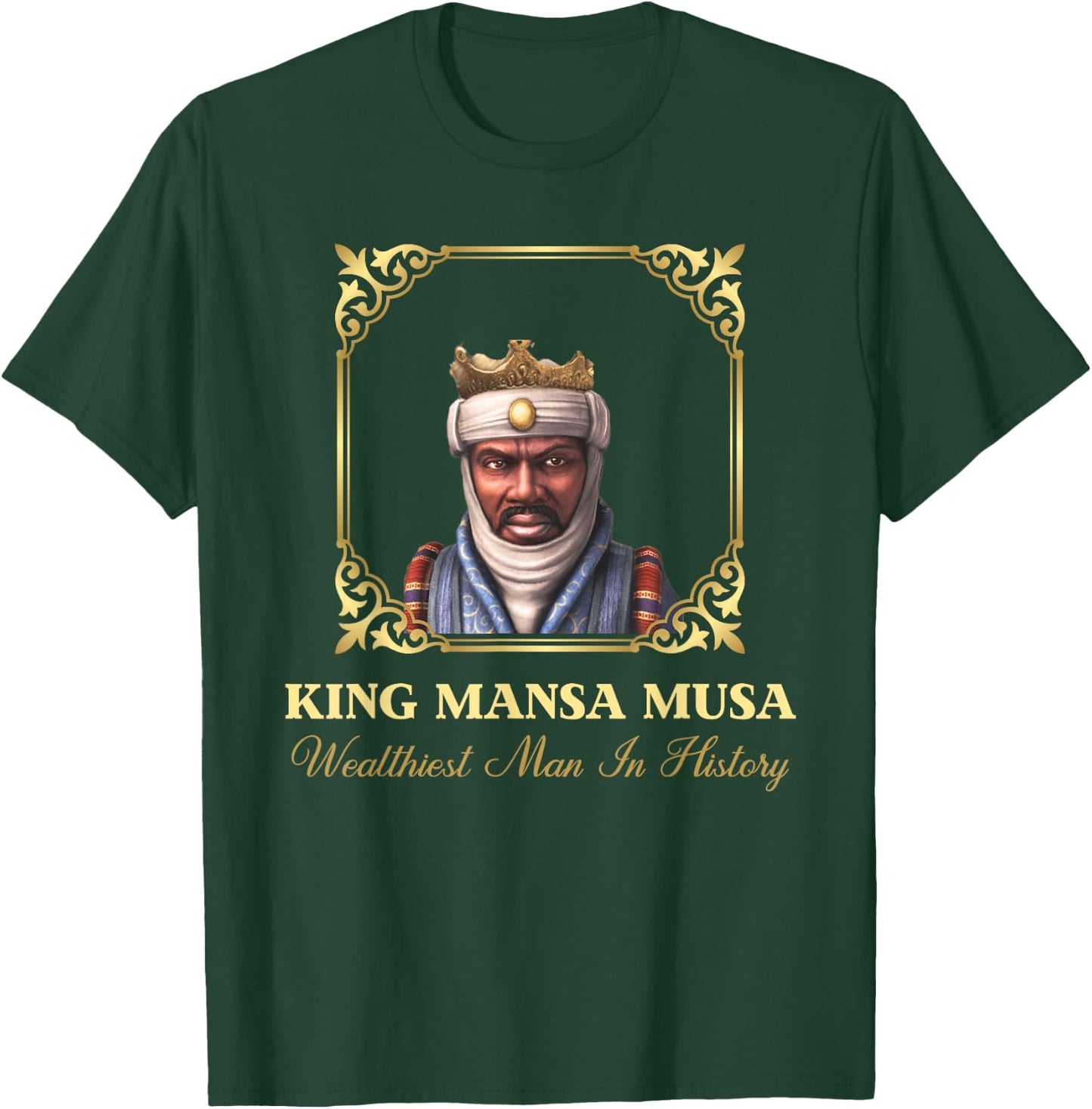 King Mansa Musa Graphic Novelty T-Shirt - T-Shirt | Forest