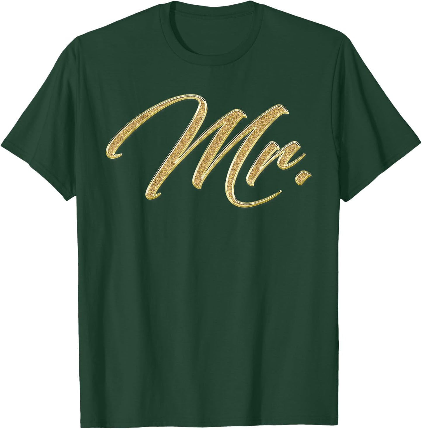 Mr. Matching Couple Wedding , Gold T-Shirt - T-Shirt | Forest