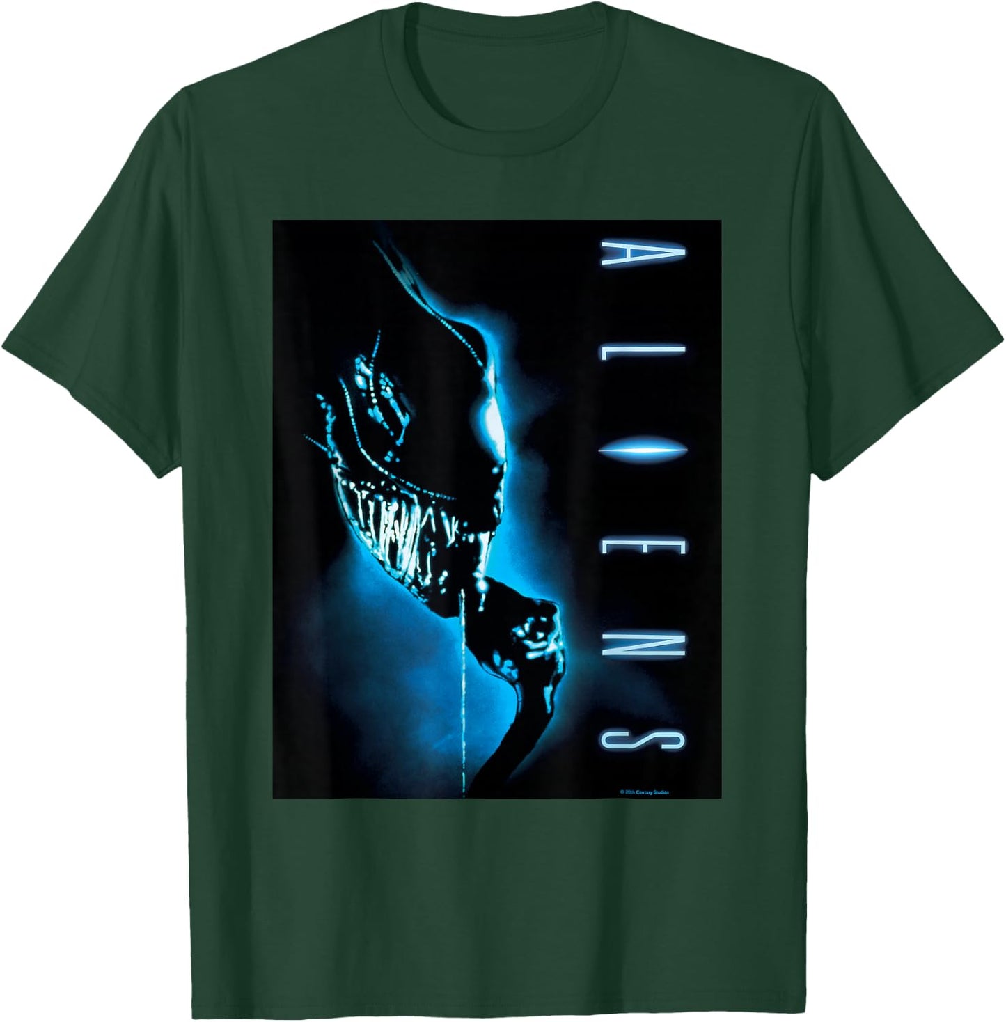 Aliens Xenomorph Retro Movie Poster T-Shirt - T-Shirt | Forest