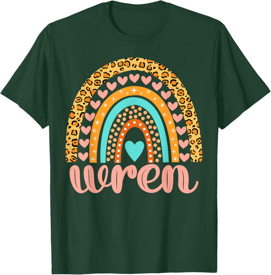 Wren Wren Name Birthday Shirt Gift T-Shirt - T-Shirt | Forest