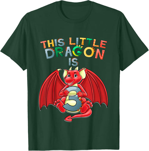 Kids This Little Dragon Is 3 Dragon 3rd Birthday 3 Year Old Boy