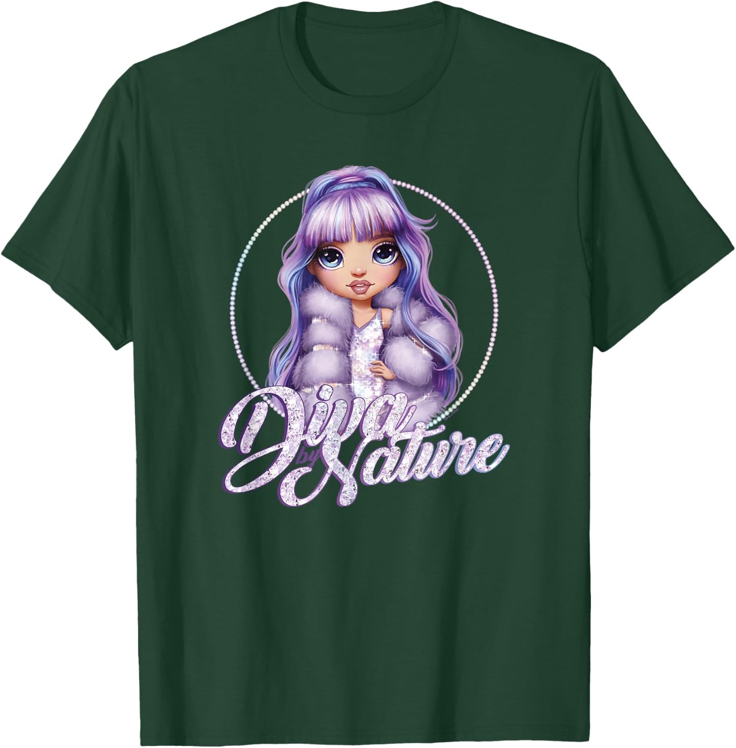 Rainbow High Violet Diva By Nature Poster T-Shirt - T-Shirt | Forest