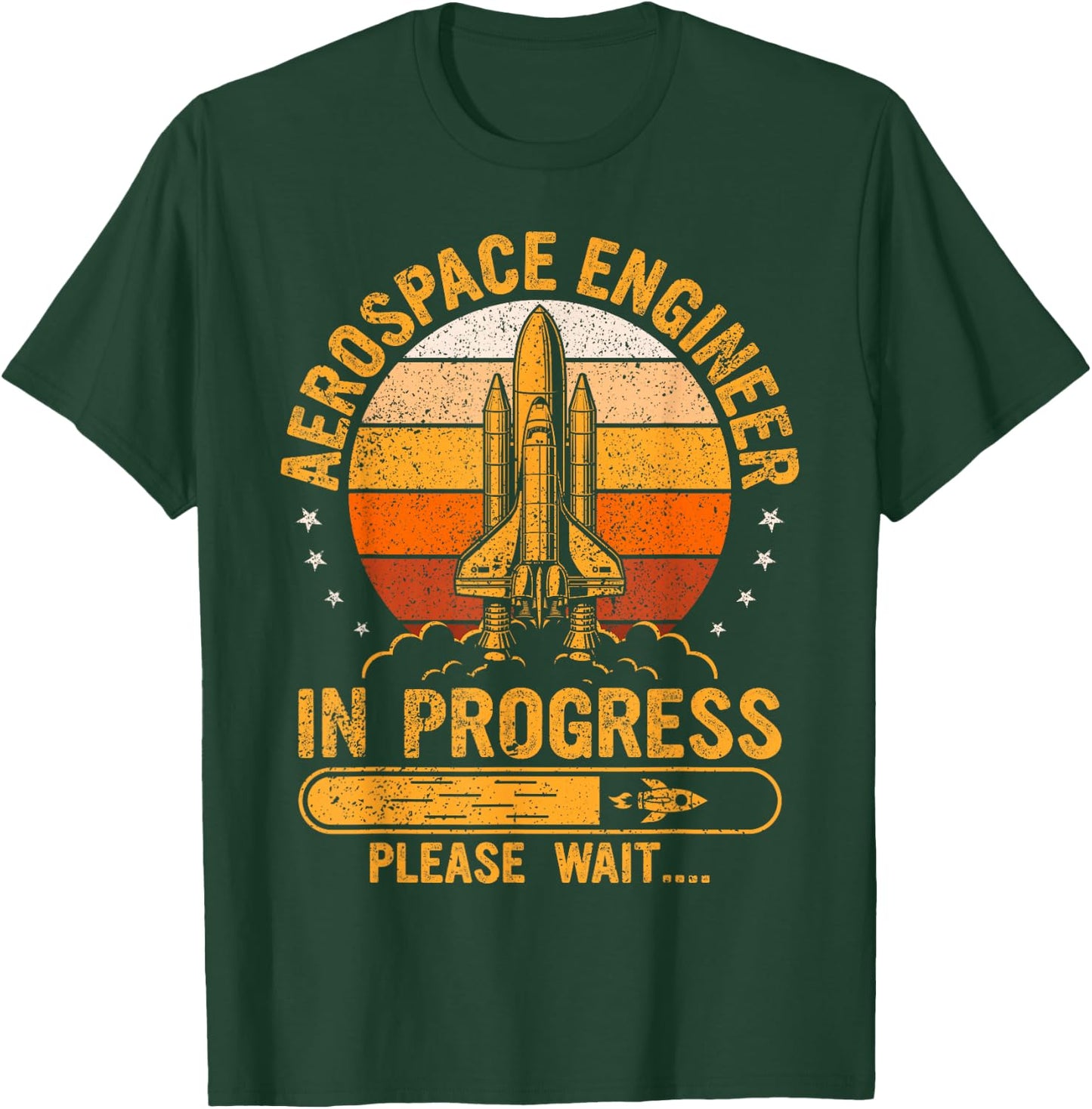 Future Aerospace Engineer In Progress Engineering Student T-Shirt - T-Shirt | Forest