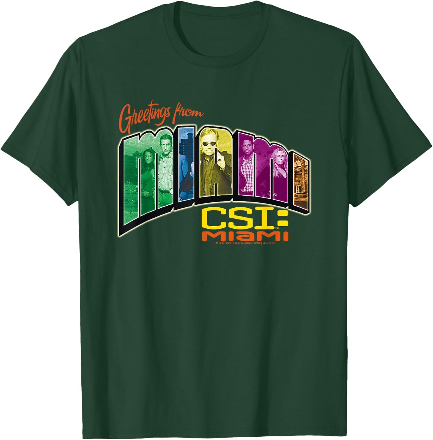 CSI: Miami Greeting From Miami T-Shirt - T-Shirt | Forest